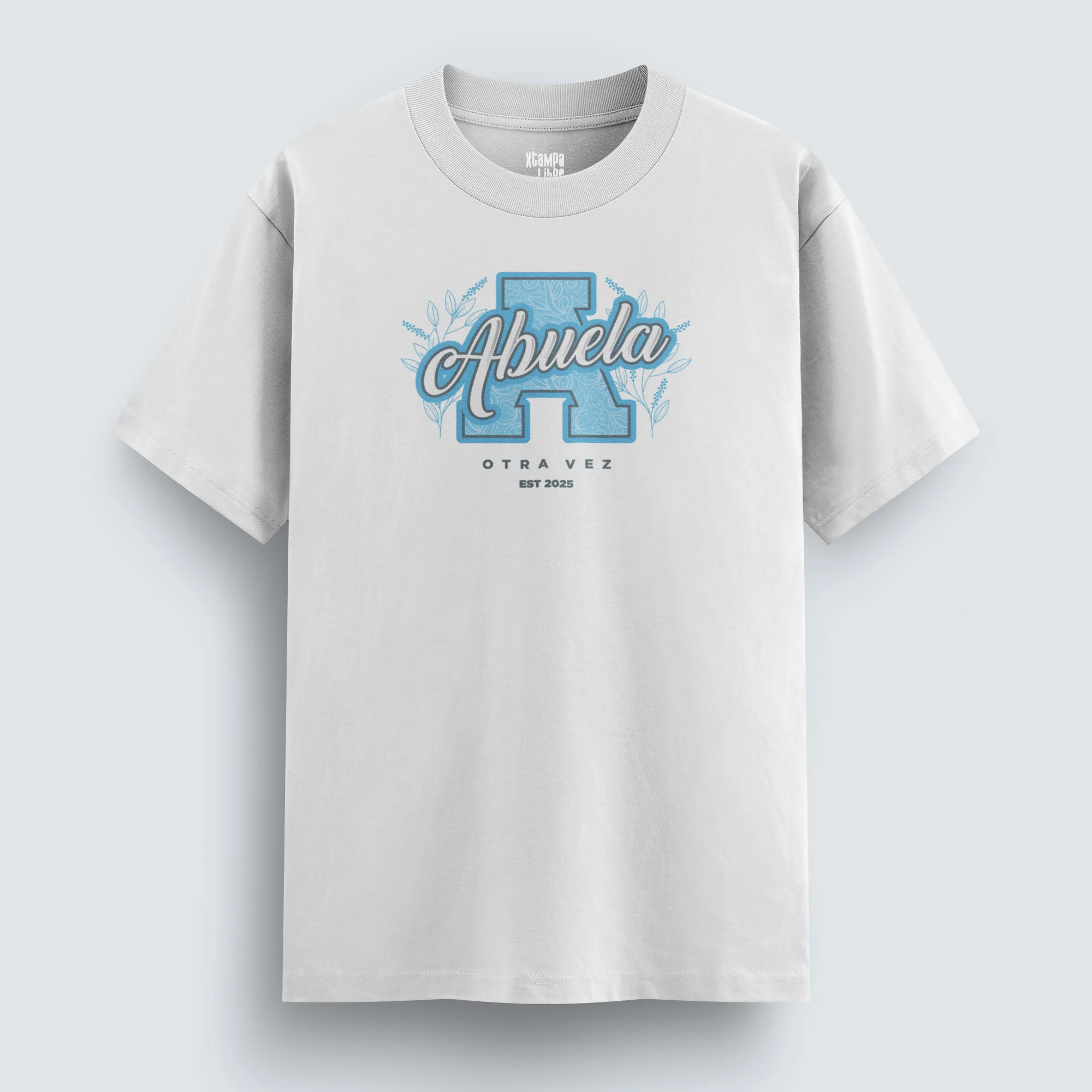 abuela-otra-vez-azul T-SHIRT_regular_flat