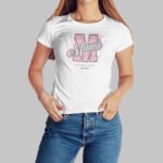 Female modern t shirt mockup