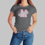 Female modern t shirt mockup