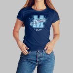 Female modern t shirt mockup