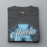 nueva-abuela-azul T-SHIRT_folded 2