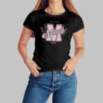 Female modern t shirt mockup