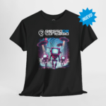 Playera oficial Negra Riesgo de Contagio diseño retro