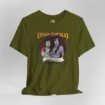 Playera oficial Riesgo de Contagio diseño retro