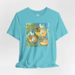 Playera oficial Riesgo de Contagio diseño retro