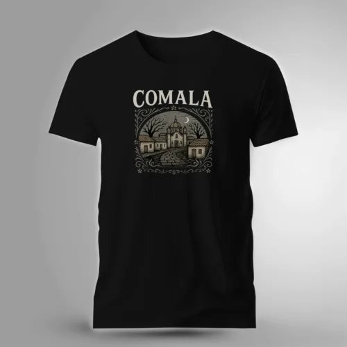 Playera literaria Comala inspirada en Pedro Páramo de Juan Rulfo – Xtampa Libre
