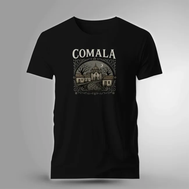 Playera literaria Comala inspirada en Pedro Páramo de Juan Rulfo – Xtampa Libre