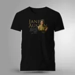 Playera literaria Jane Austen estilo clásico con frase y firma – Xtampa Libre Playera literaria Jane Austen estilo clásico con frase y firma – Xtampa Libre