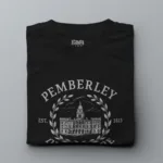 playera literaria Pemberley – Derbyshire 1813 | Xtampa Libre – homenaje a Orgullo y prejuicio.
