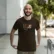 Men’s tee mockup, basic wear apparel fashion psd
