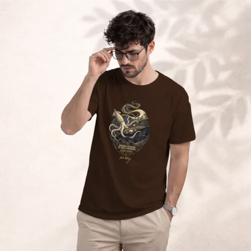 Playera Frankenstein Mary Shelley de Xtampa Libre con diseño artístico inspirado en la novela clásica de Mary Shelley.