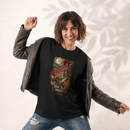 Playera Drácula Bram Stoker | Diseño literario Xtampa Libre