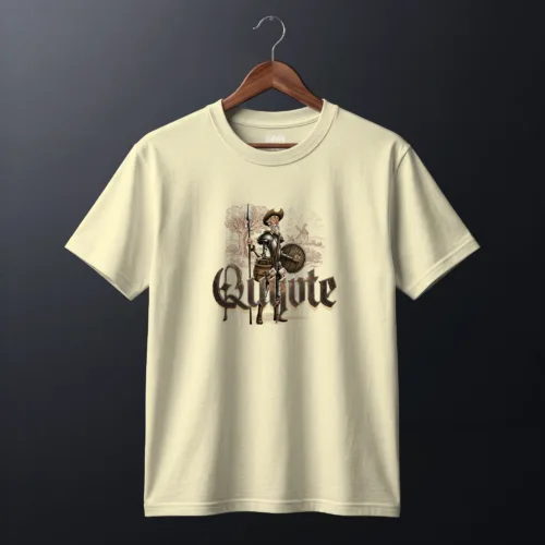 Playera Quijote con bolsa de libros Caricatura | LCE