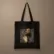 Escritores caricaturas_dickens_350x400_halftone Bolsa Tote_flat_negro