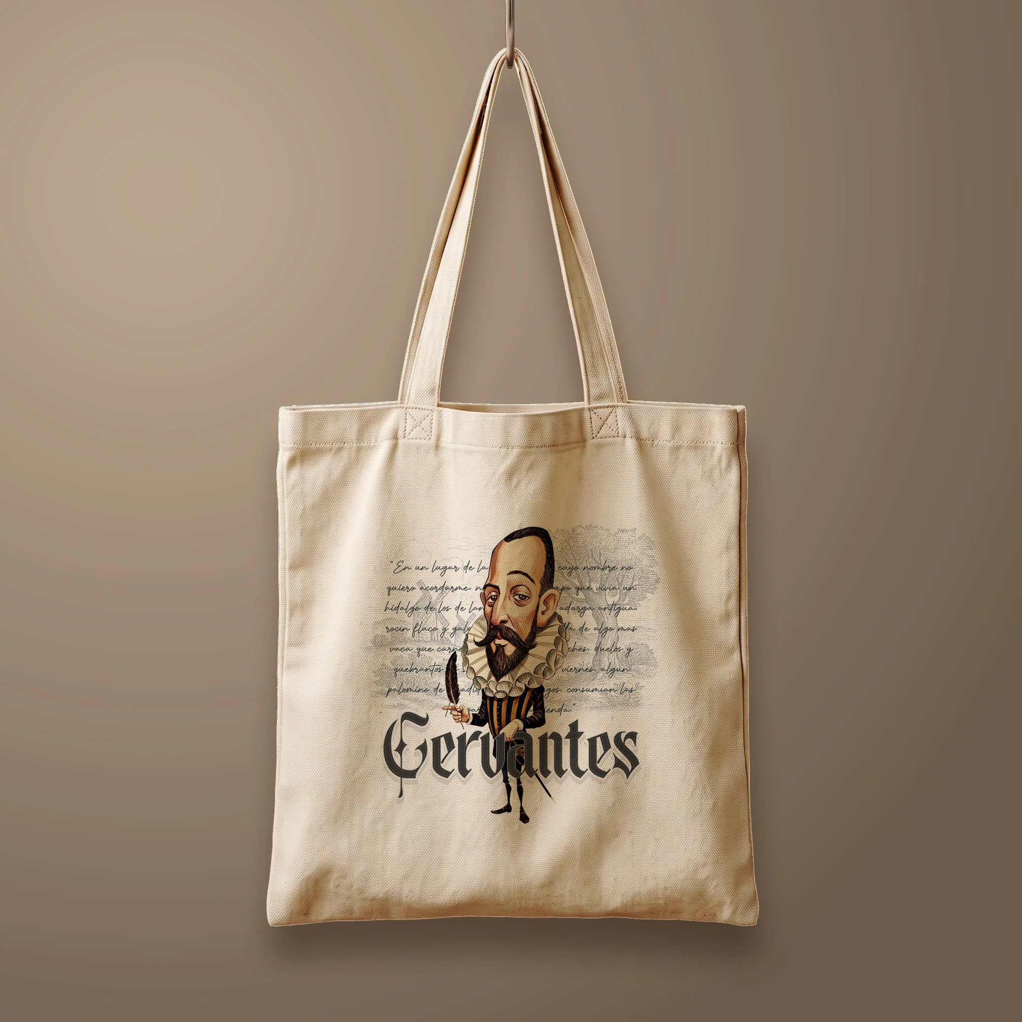cervantes_350x400cms Bolsa Tote_flat_crudo