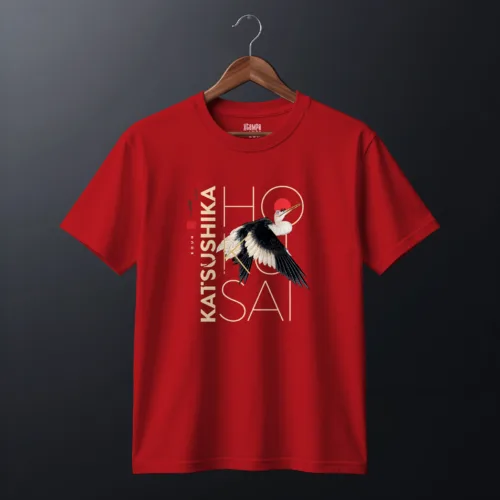 Playera K. Hokusai Grulla | FCE