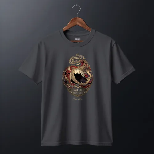 Playera Dracula corazón vampiro vuelo | LCE