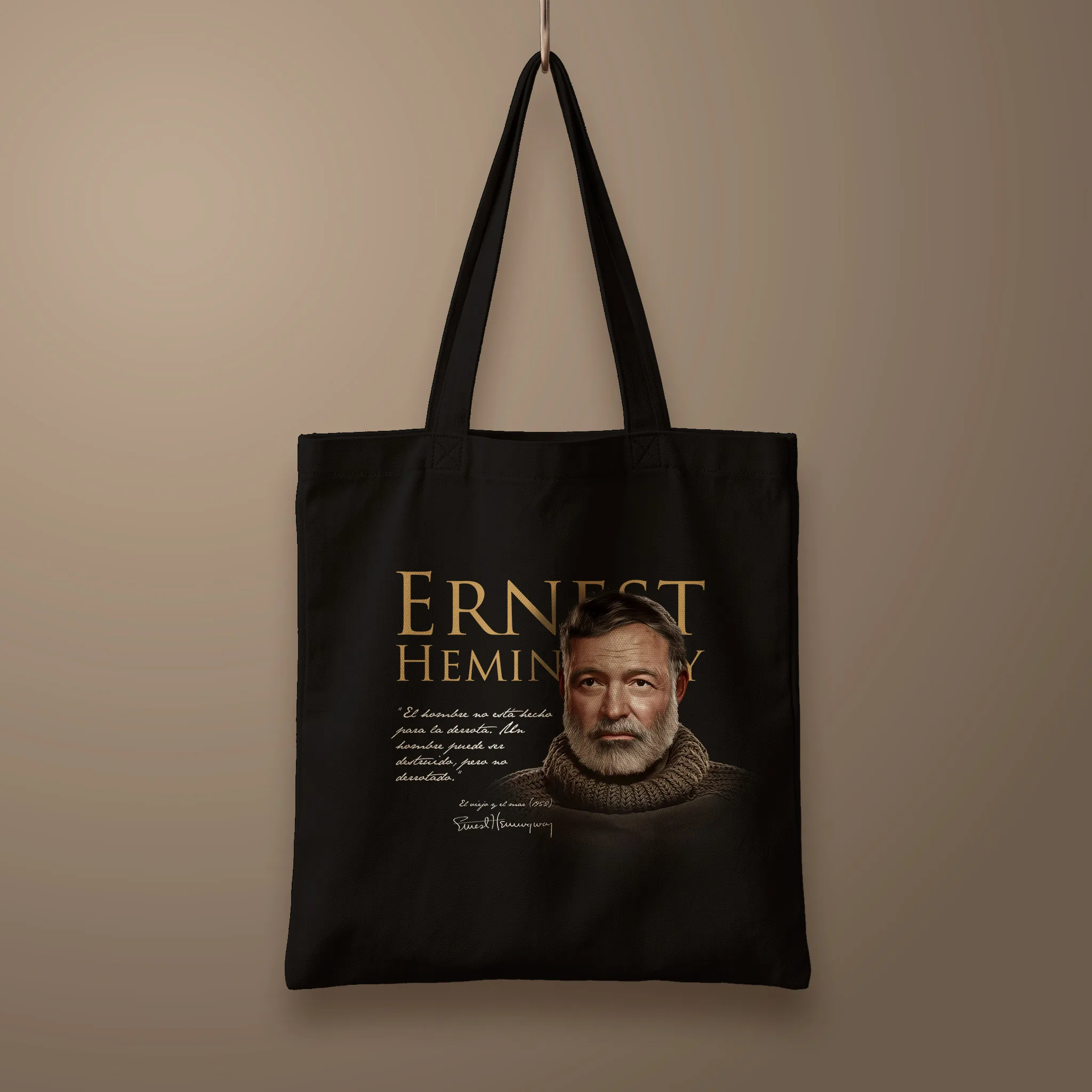 hemingway-w35cms_raster Bolsa Tote_flat_negro