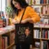 lovecraft_25x40cms_halftone Bolsa Tote_flat_negro_lifestyle