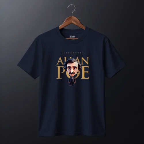 Playera Edgar Allan Poe Origami | LCE