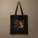 virginia woolf_35x40cms_halftone Bolsa Tote_flat_negro